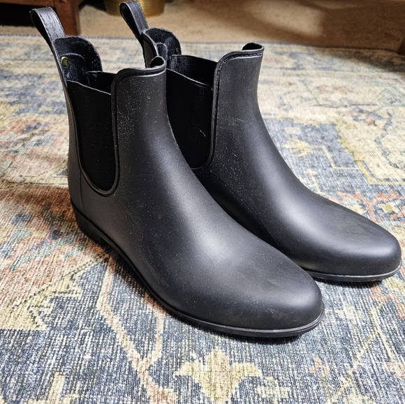 Sam Edelman Black Chelsea Rain Boot Women's Size 10M - Picture 8 of 9
